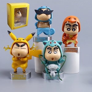 クレヨンしんちゃん・ドラえもん・ポケモン フィギュアセット Qoo10] クレヨンしんちゃん COS ポケモンフィ