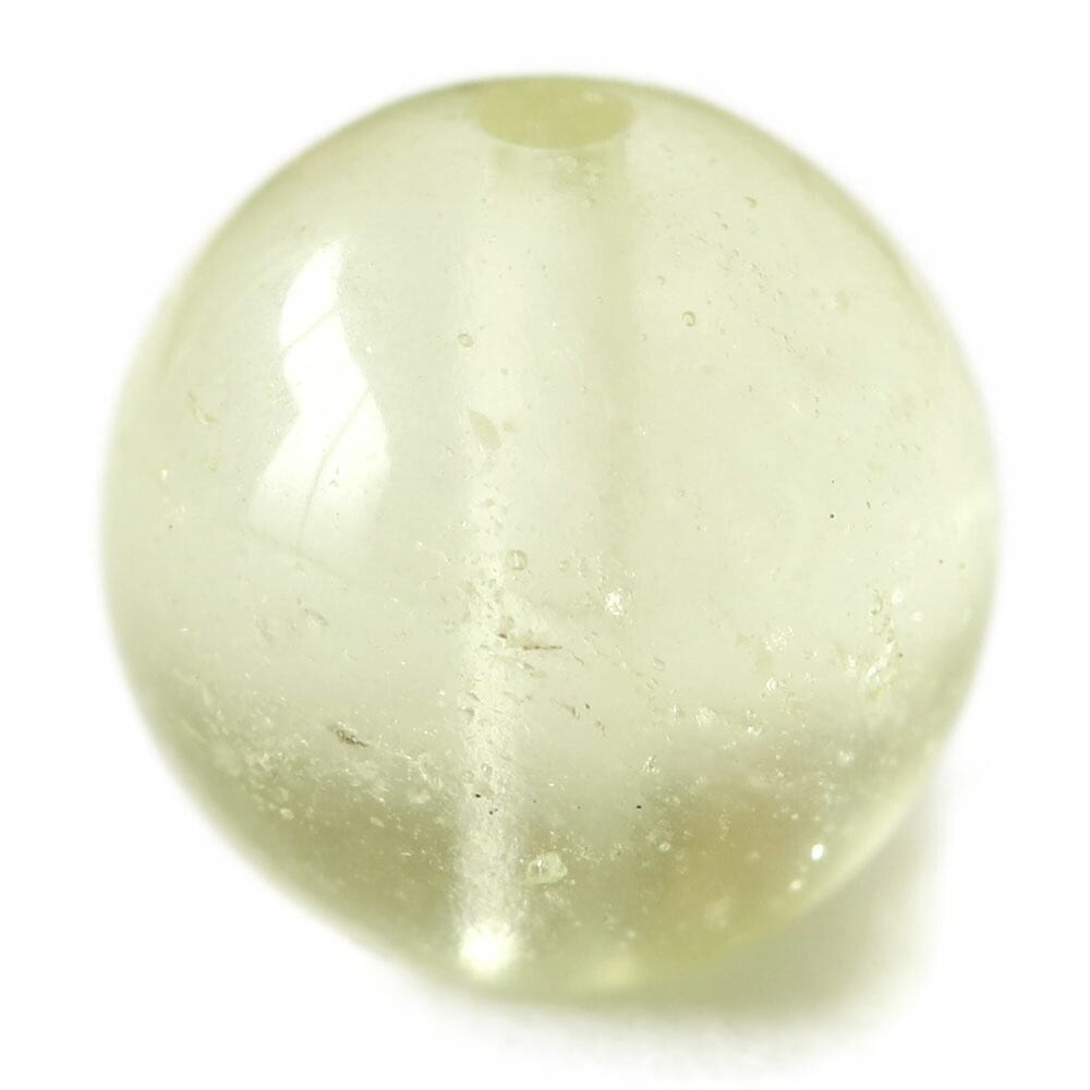 「1点もの 現品」 1粒売り リビアングラス 8mm (実寸7.6mm) パワーストーン バラ売り 天然石 パワーストーン ばら売り ビーズ 穴あき 1玉売り アクセサリー パー zz000245-k
