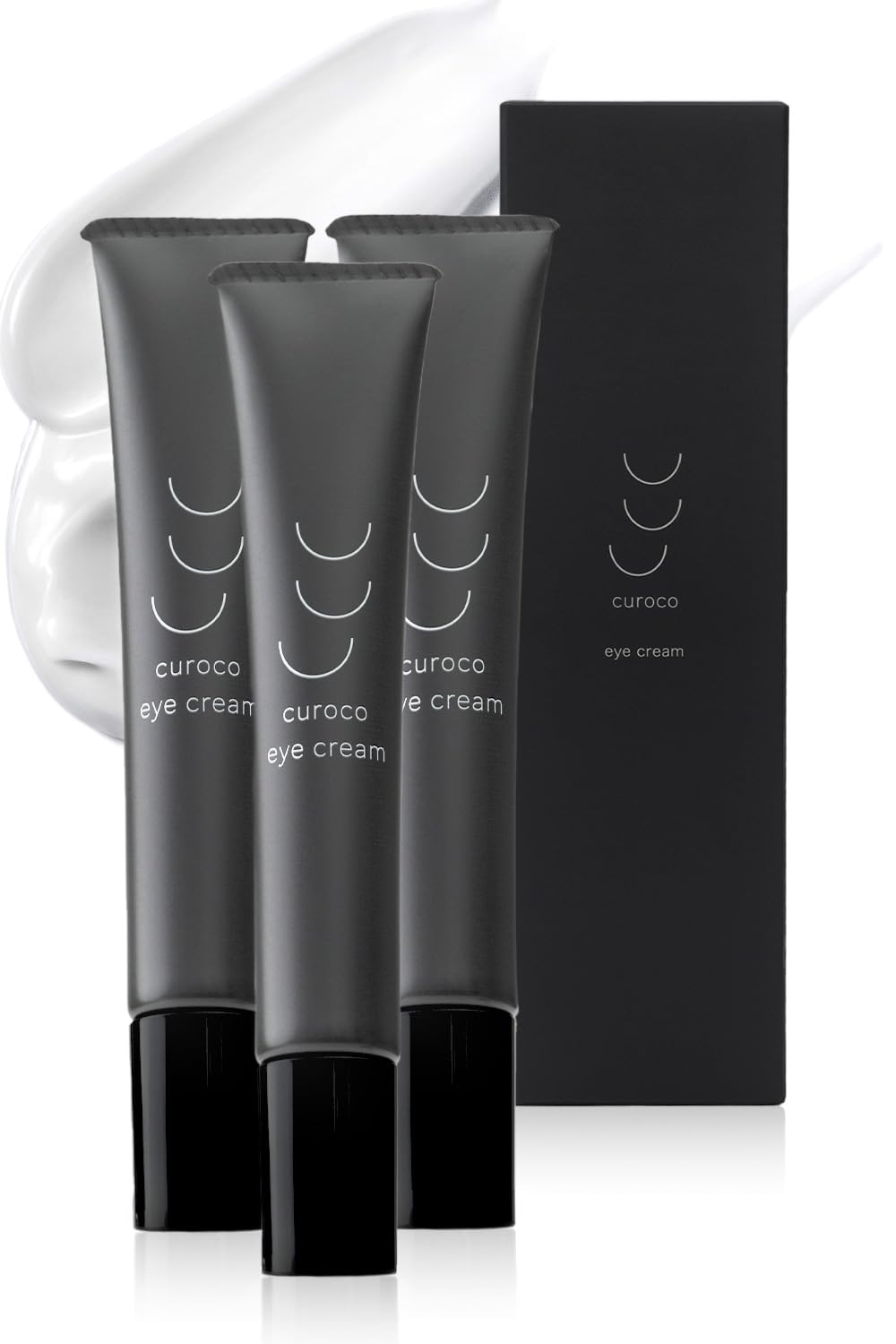 curoco (クロコ) 薬用 アイクリーム 20g 3本セット (目尻 ほうれい線 眉間 シワ 改善 目元美容液 美容液 美白 エイジングケア ナイアシンアミド) 医薬部外品