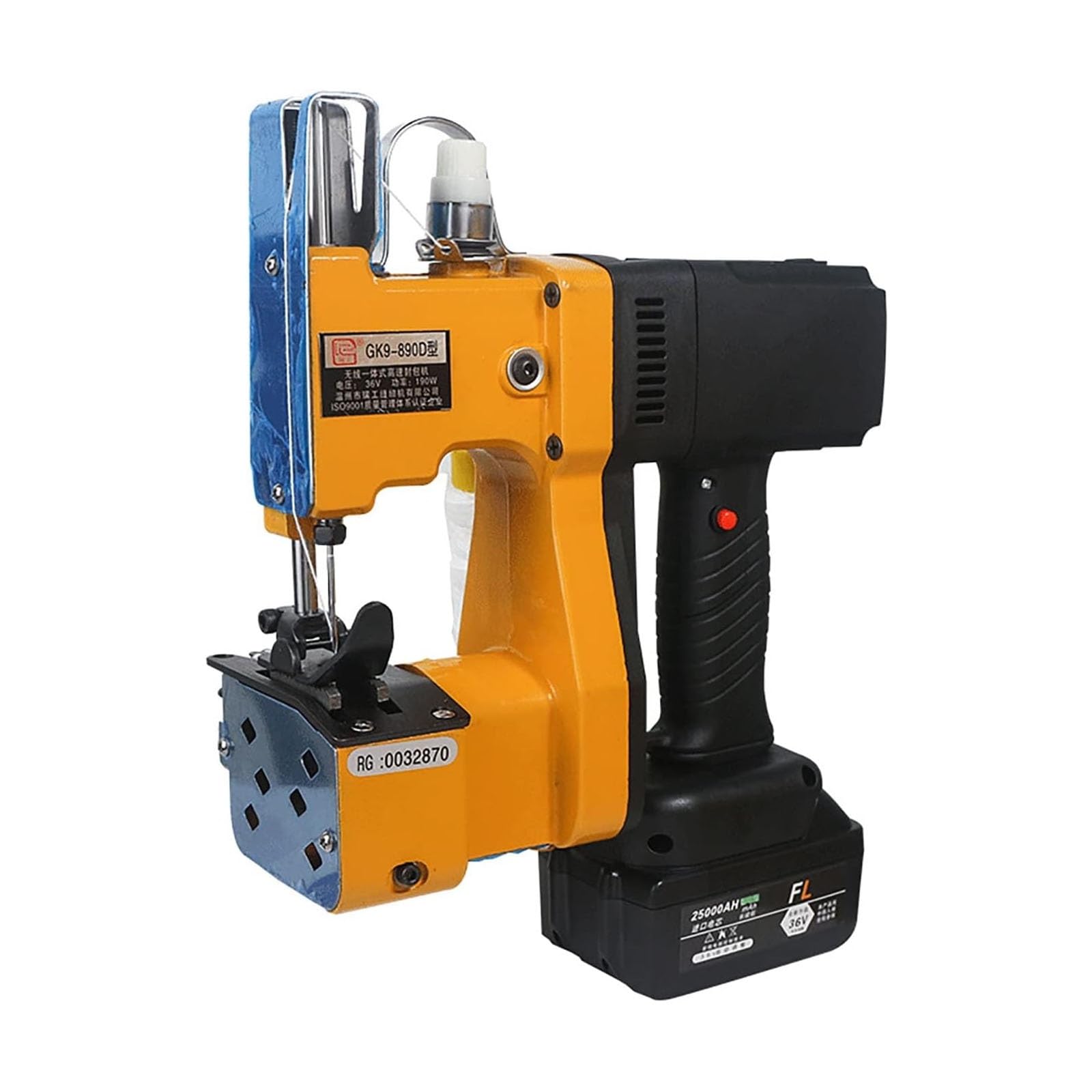 ポータブル袋縫ミシン リチウム電池バッグミシン コードレス袋縫いミシン 充電式ポータブル袋口縫い ミシンシール機 ハンドミシン封切り機 袋口ミシン カラフル 宅配便の袋/米袋/牛革の紙袋/編み袋/麻袋