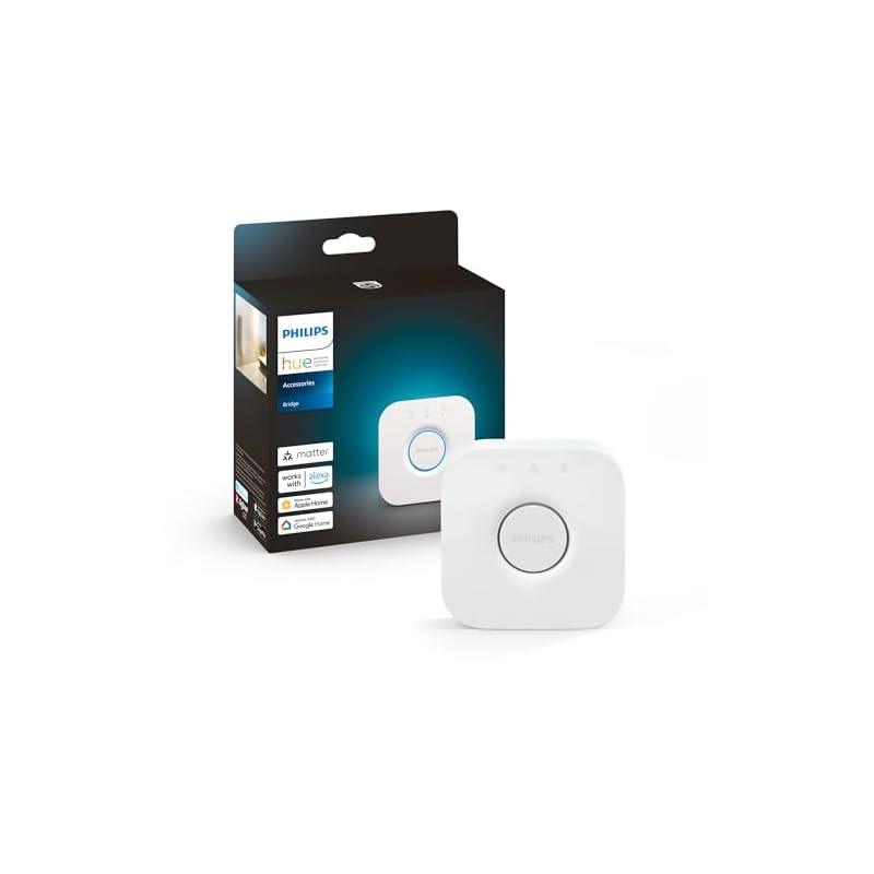 フィリップスヒュー(Philips Hue) スマートリモコン ブリッジ - スマート照明 スマートスイッチ ワイヤレス リモコン ボタン 遠隔操作 スマートホーム スマート家電 スマート電球 調光