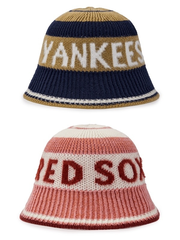 3AHTV0446韓国限定販売 バシティー ニット バケットハット ドンピッド ニューヨーク ヤンキース 6,384円