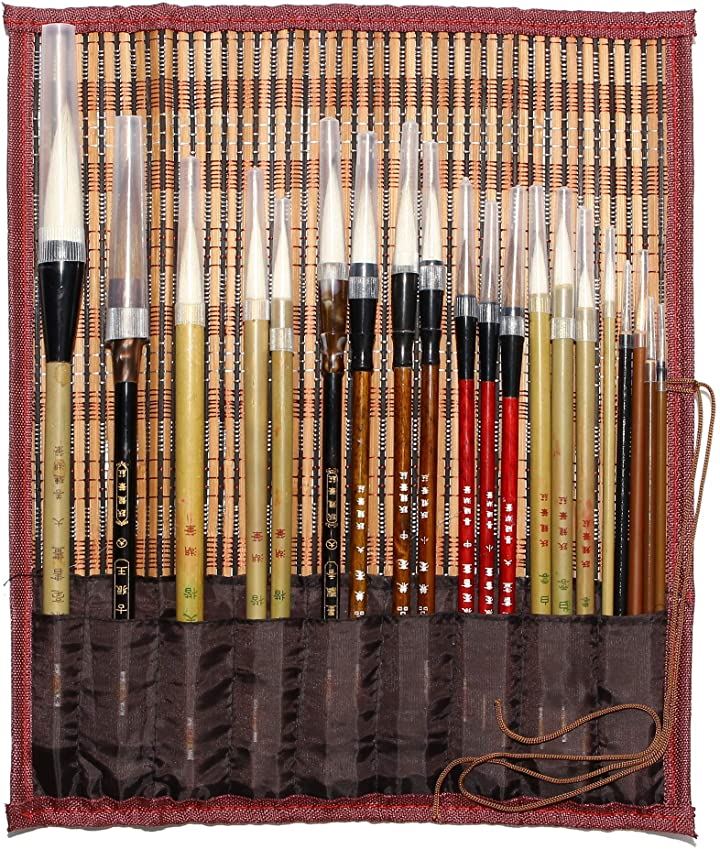 水墨画 セット 筆 20本 毛筆 書道 画筆 日本画 筆巻き付き 唐筆 小筆 太筆( 20本セット) 5,724円