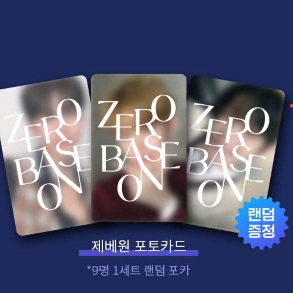 [ 公式 ] ZEROBASEONE (ZB1) x SKOOLOOKS OFFICIAL PHOTOCARD FULL SET (RANDOM)