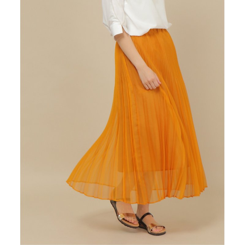 シアプリーツスカート