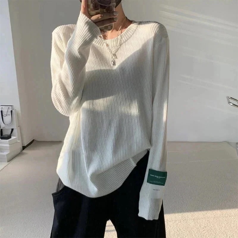 新春春冬春長袖着やせ長袖Tシャツトップス