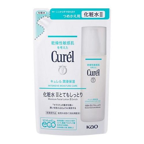 花王 キュレル 潤浸保湿 化粧水III とてもしっとり つめかえ用 130ml 