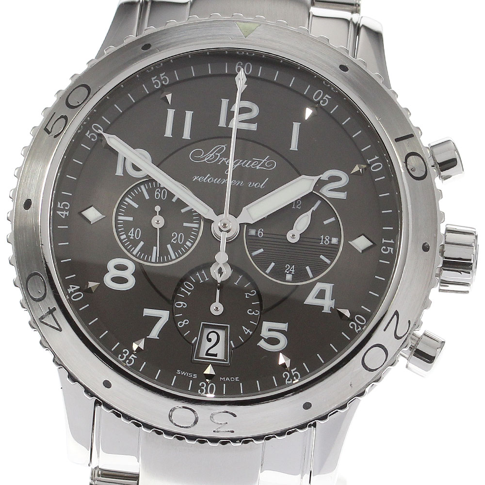 【Breguet】ブレゲ トランスアトランティック タイプXXI クロノグラフ 3810ST/92/SZ9 自動巻き メンズ_723304【中古】