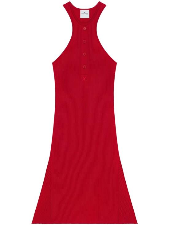 COURREGES Women Mid Skirts 125MRO572 FI00014015 Red
