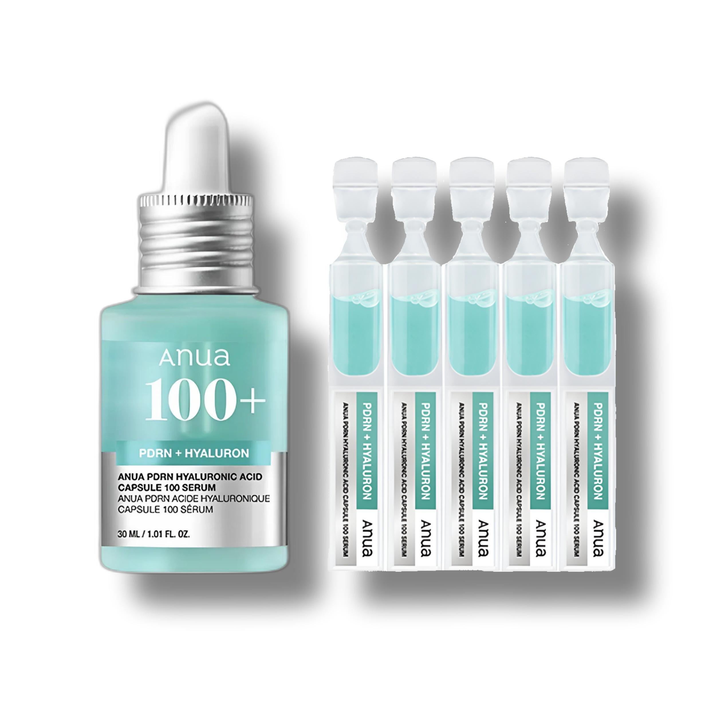 【NEW】PDRN ヒアルロン酸カプセル 100セラム30ml＋使い切り用１ml×10