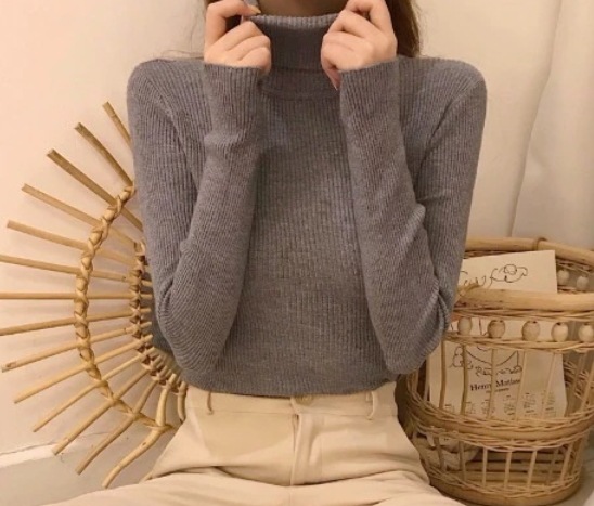 2023 秋 冬 韓国ファッション ニットセーターベーシックニット
