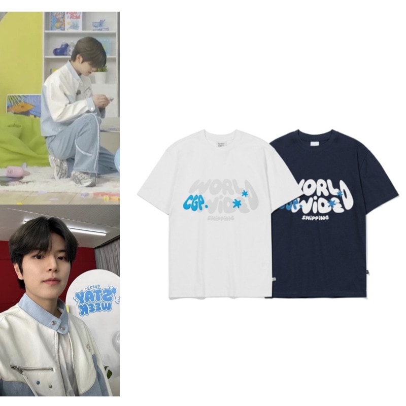 【SKZ Stray kids スンミン着用】Worldwide short sleeve T-shirt オーバーサイズ半袖Tシャツ