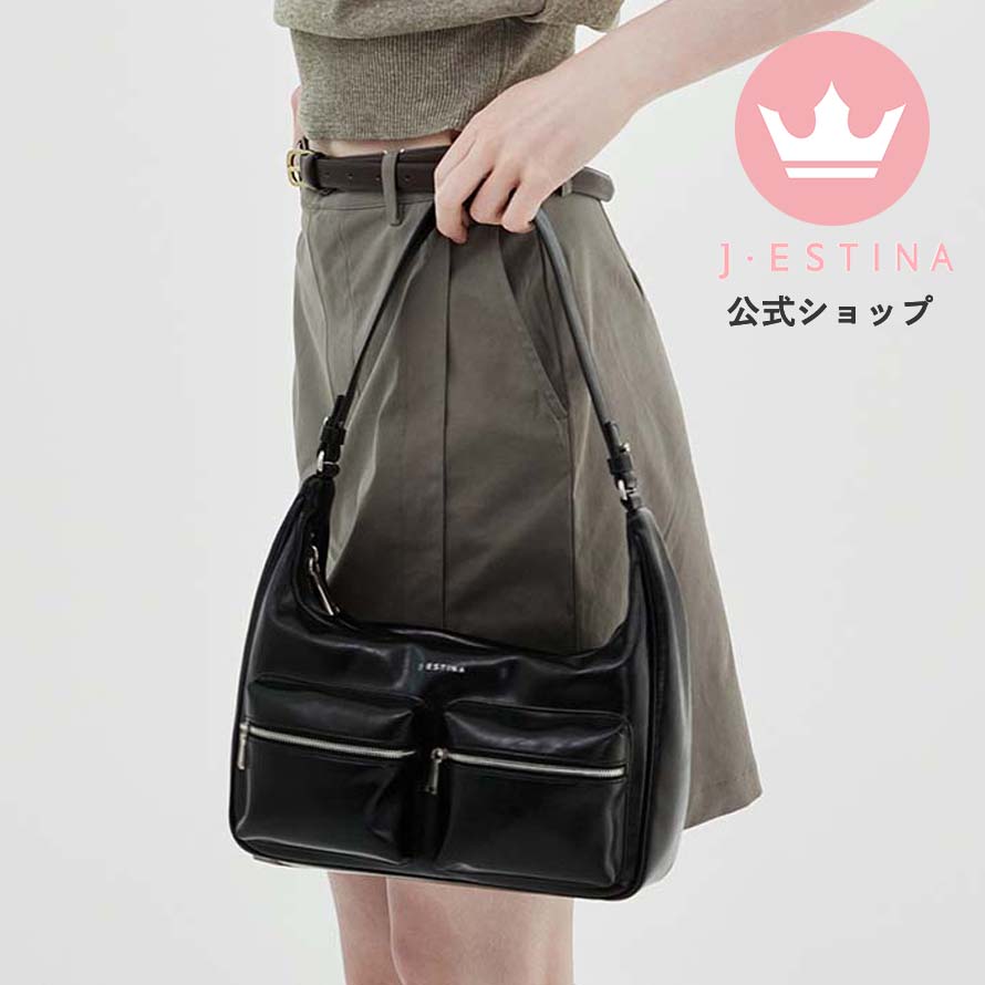 TASCA ホーボー型2WAYバッグ(BLACK)IU パクミニョン 韓国ドラマ 韓国ファッション レディース アクセサリー