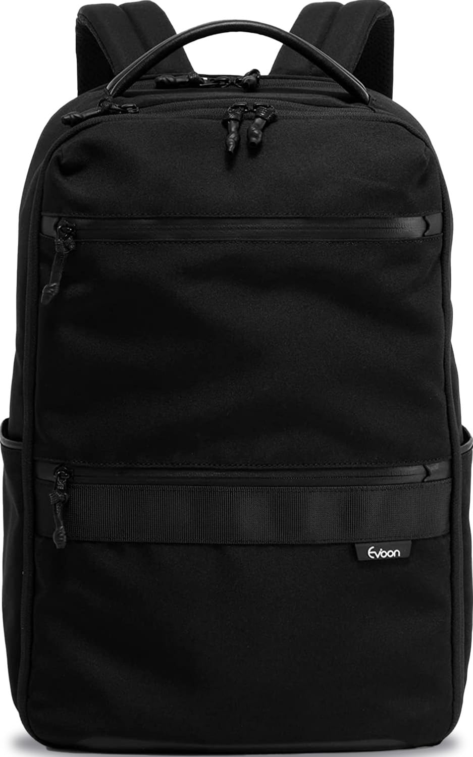 [Evoon] マルチビジネスリュックair2.0 ビジネスリュック メンズ レディース 800g 軽量 撥水加工 リュックサック バックパック 人気 15.6インチ (ブラック)