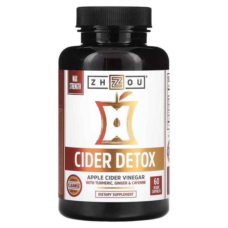 Zhou Nutrition　最強サイダーデトックス植物性カプセル60粒
