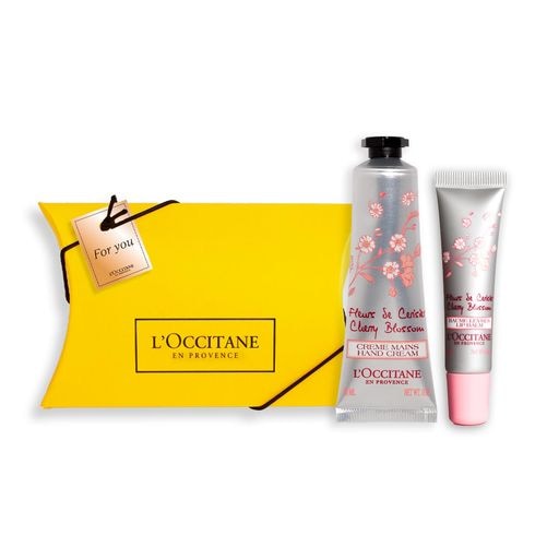 ロクシタン(L’OCCITANE) チェリーブロッサム ハンドクリーム 30ML&リップバームセット ギフトBOX入りギフト 【新春コスメ】誕生日 お年玉 お年賀 帰省土産 お正月プレゼント ギフト
