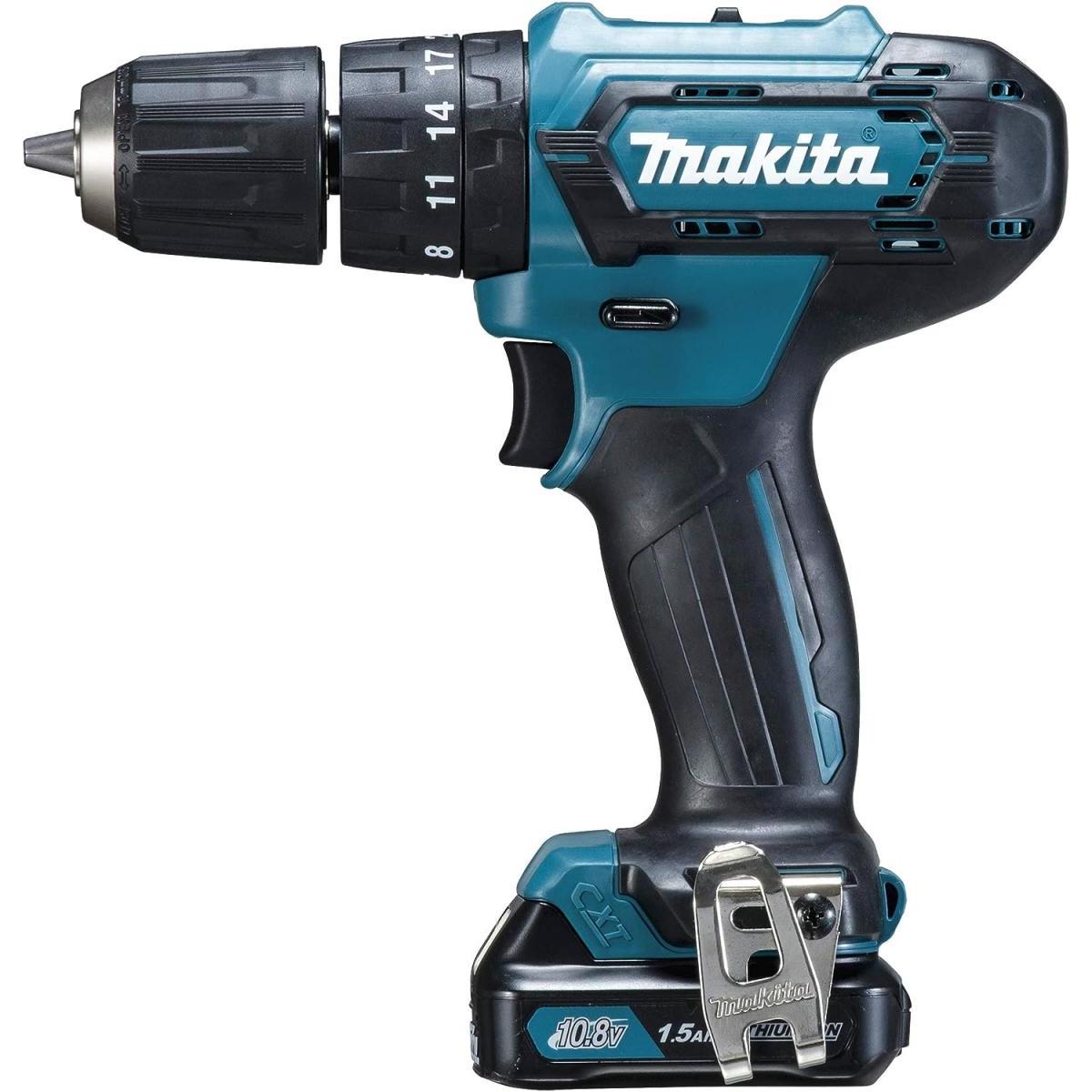マキタ Makita 充電式 振動 ドライバドリル HP333DSHX 10.8V 【 バッテリBL1015×2本・充電器DC10SA・ケース付 】