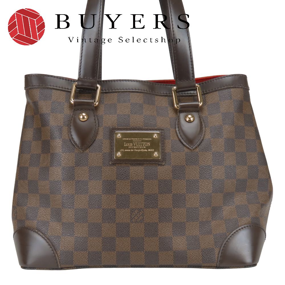 中古 ハンドバッグ ハムステッドPM N51205 ダミエ エベヌ ブラウン カジュアル 普段使い 人気 レディース 女性