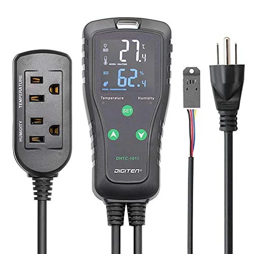 DIGITEN温度および湿度コントローラーDHTC-1011温湿度コントローラー 爬虫類テラリウムキ