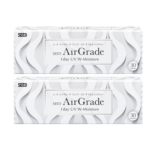 メガ割対象 【処方箋提出】 エアグレードワンデーUVダブルモイスチャー(30枚入り)2箱/宅配便またはレターパックプラス/1日使い捨て コンタクト/sale10