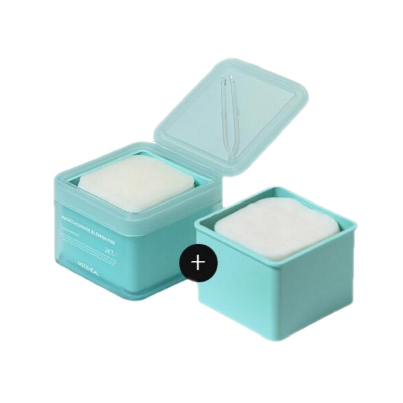 【韓国】大容量スクエアトナーパッド 100枚+100枚 マデカソサイド【100%おマケ付き】