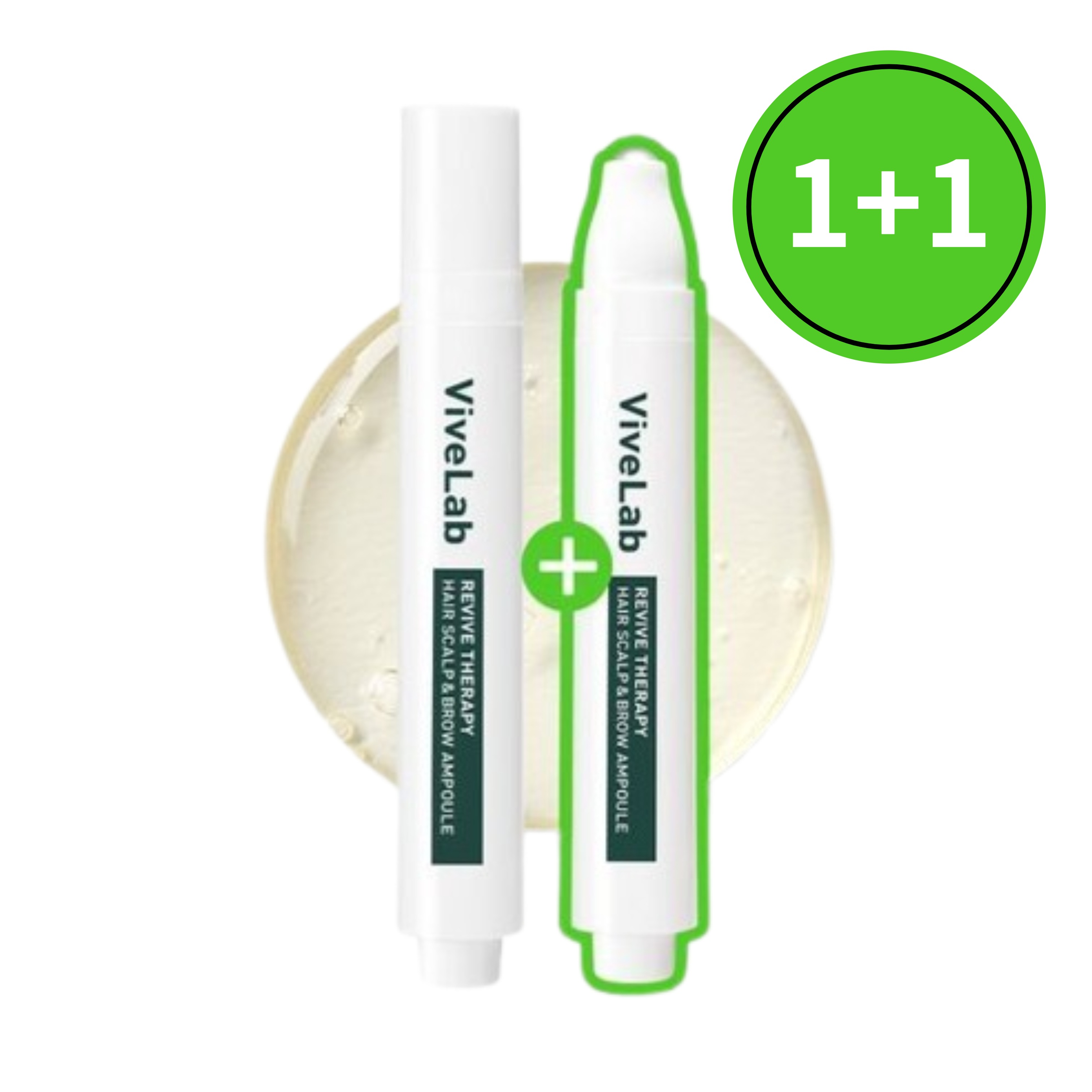 【1+1】抜け毛ケア美容液/頭皮ケア/リバイブテラピーヘアスカルプ&ブロウアンプル, 15ml