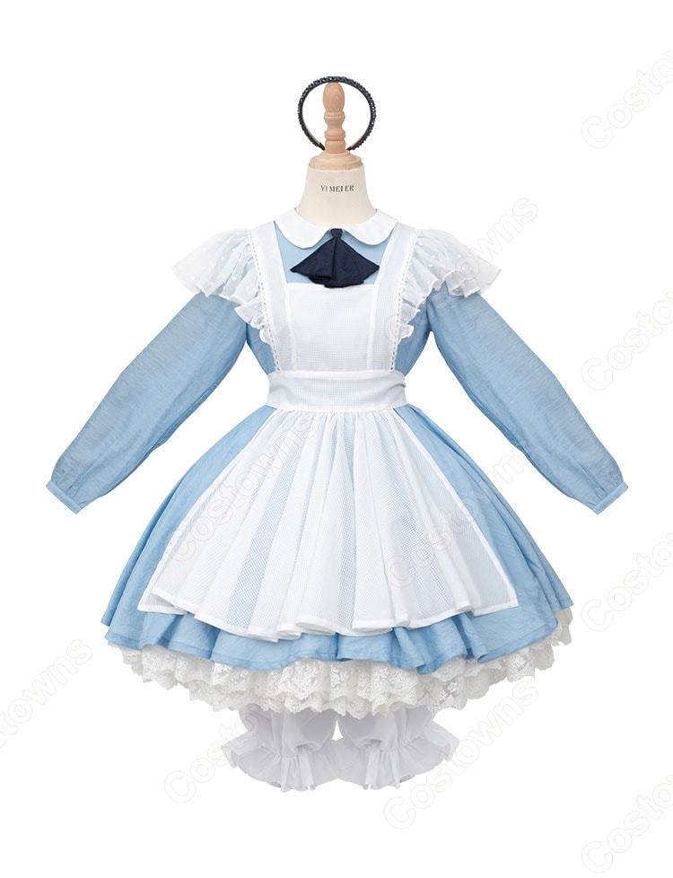 カードキャプターさくら 木之本桜 コスプレ衣装 アリス メイド服