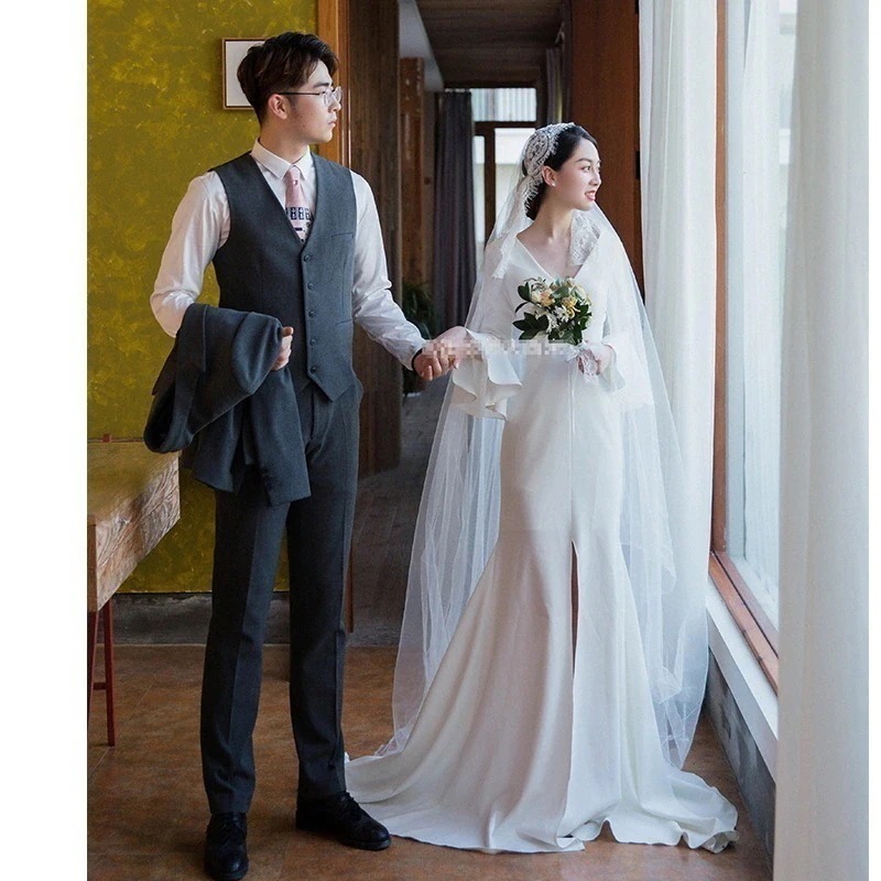 ウェディングドレス 白 イブニングドレス パーティードレス ワンピース 二次会 結婚式 成人式 演奏会 花嫁 お呼ばれ 披露宴 2