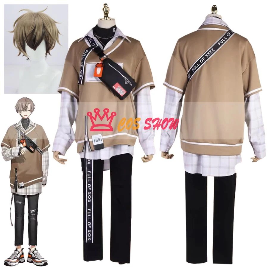 人気商品N0.1 バーチャル VTuber アルバーン・ノックス Alban Knox 新衣装 コスプレ衣装 cosplay 仮装 ウィッグ能 イベント クリスマス ハロウィン ステージ 文化祭