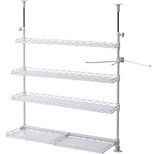 山善(YAMAZEN) キッチンラック 突っ張り 幅60 ホワイト TKRO-604*(WH)