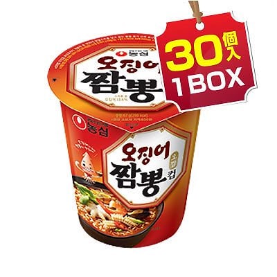【まとめ買いがお得】イカチャンポン カップ麺小 (1BOX=67gｘ30個入) 韓国ラーメン