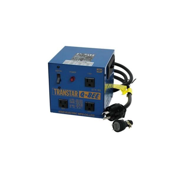 Suzukid スター電器 トランスターキュービー QBEE STX-3QB 昇圧・降圧