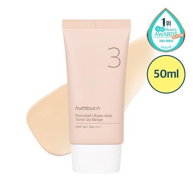 3番 陶磁器ギョル パデスキップ トーンアップベージュ 50ml (SPF50+ PA++++)