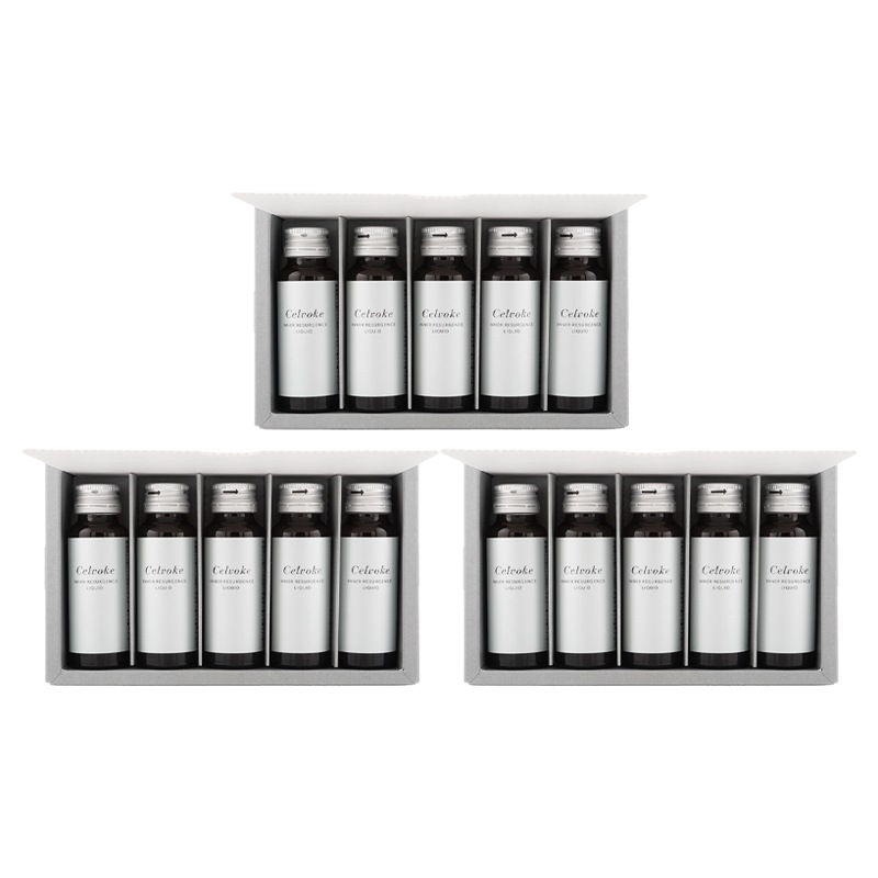[3個セット]インナー リサージェンス リキッド 30ｍL×5本 清涼飲料水 低熟発酵ツバメの巣 アダプトゲンハーブ[ギフトラッピング対応]