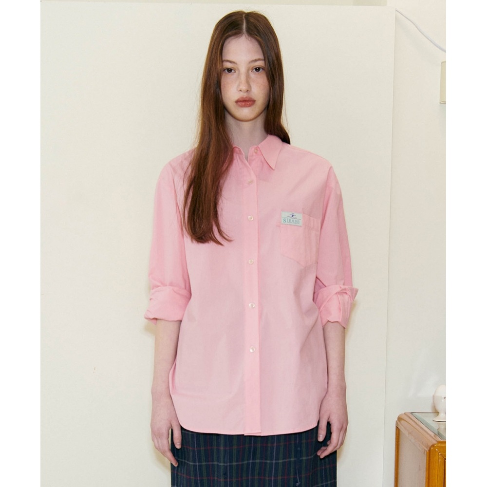 シヌーンクラシックコットンシャツ