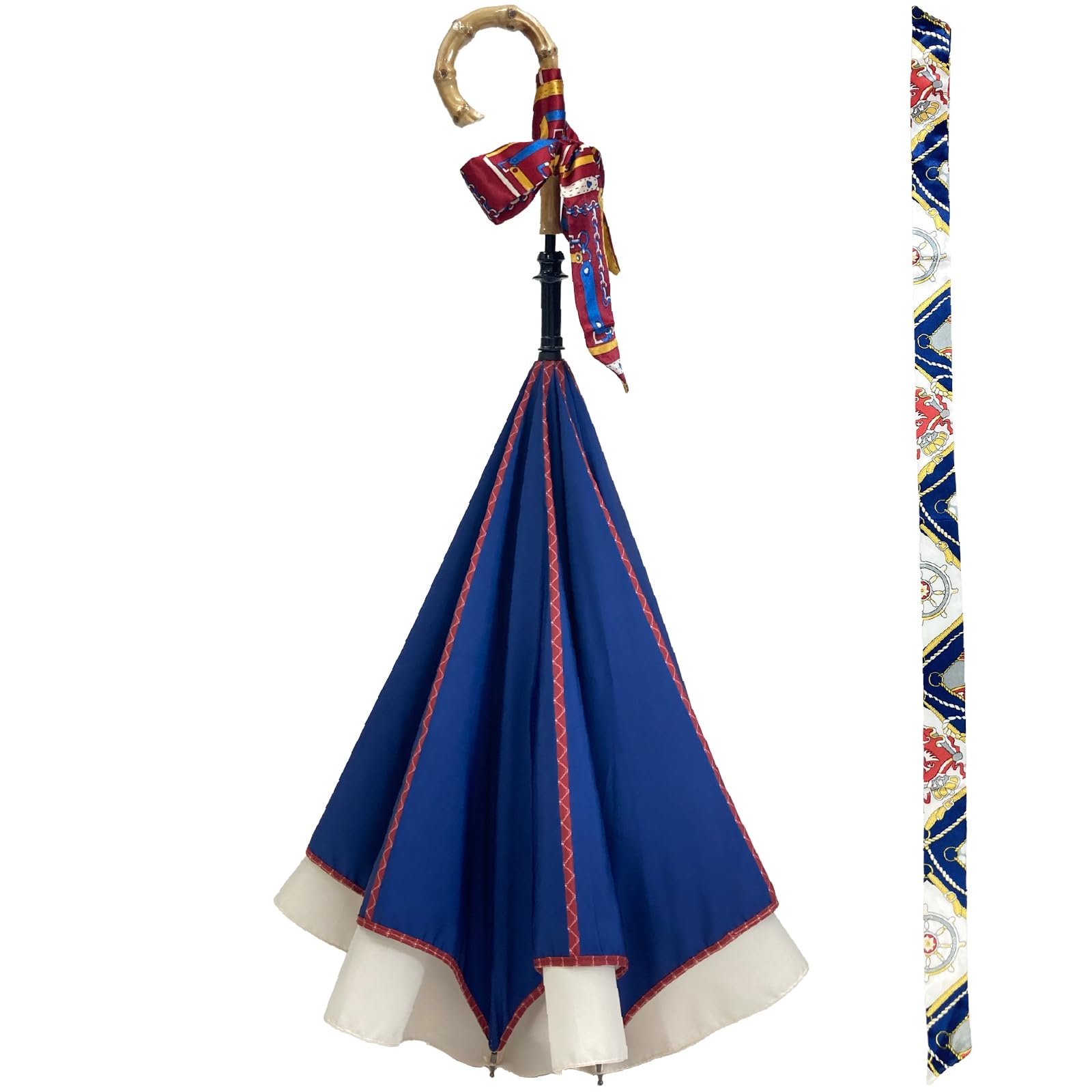 【CARRY saKASA (キャリーサカサ) Flight Model（フライトモデル） スカーフ×2本付き】 逆折り式傘 逆さ傘 濡れない UVカット 高撥水 おしゃれ 可愛い レディース