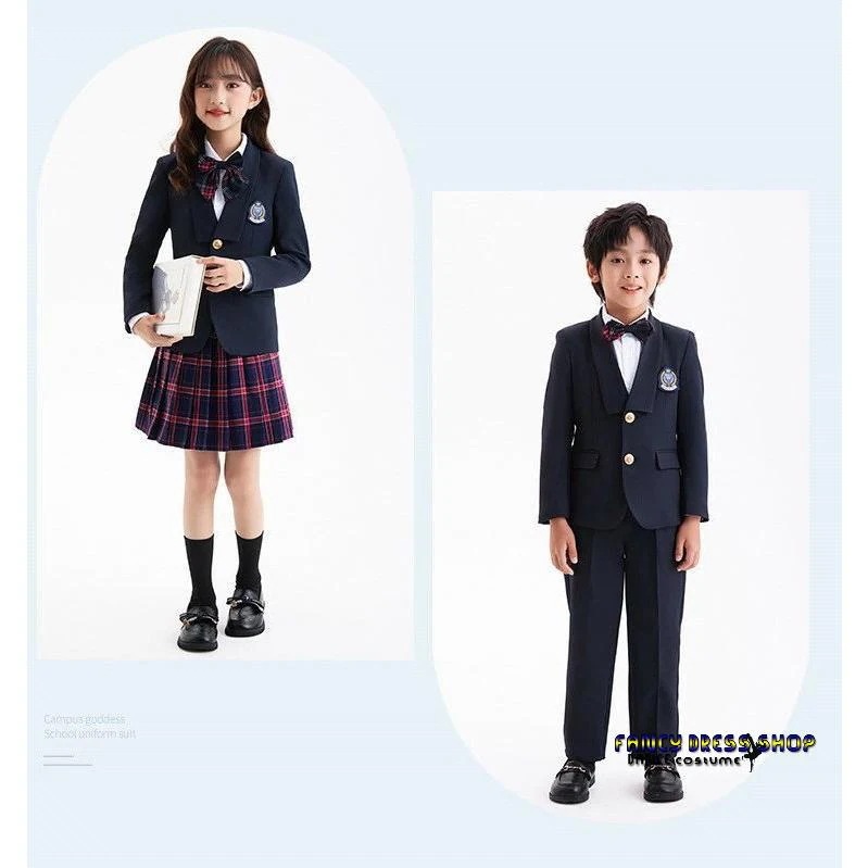 ラケット陸上格闘技ダンスボータイ 【制服標準装備】ネービー タータンチェック 蝶結び 子供服 ズボン 女の子 レッド 子ど ブレザー フォーマル 紺色 入学式 キッズ スーツ コート スカート