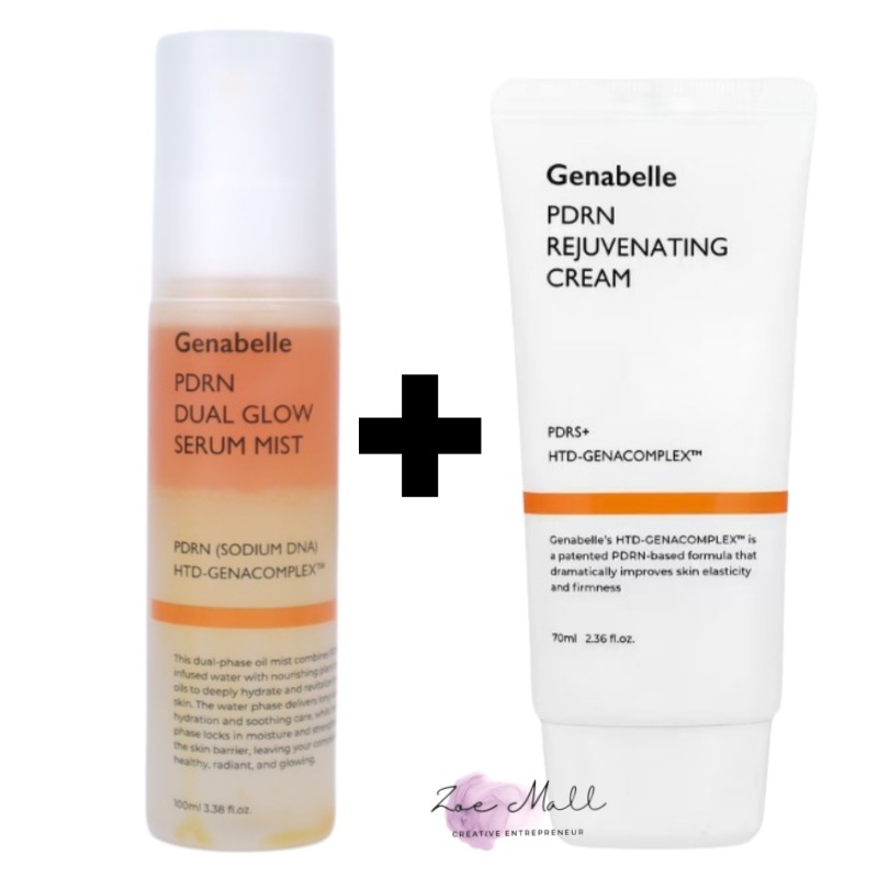 [PDRN 2点セット]リジュビネイティングクリーム 70ml+デュアルグロウセラムミスト 100ml/鎮静ケア 低刺激 / 韓国ドクターズコスメ /機能性クリーム