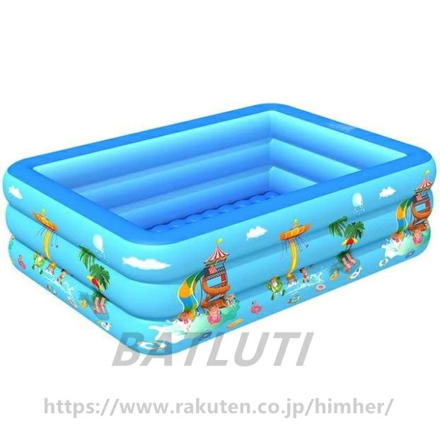 爆裂超特価 プール 家庭用プール 夏の日 子供用 水遊び 親子遊び 家庭用 アウトドア 芝生遊び 誕生日プレゼント 4人用 3人用 210cm
