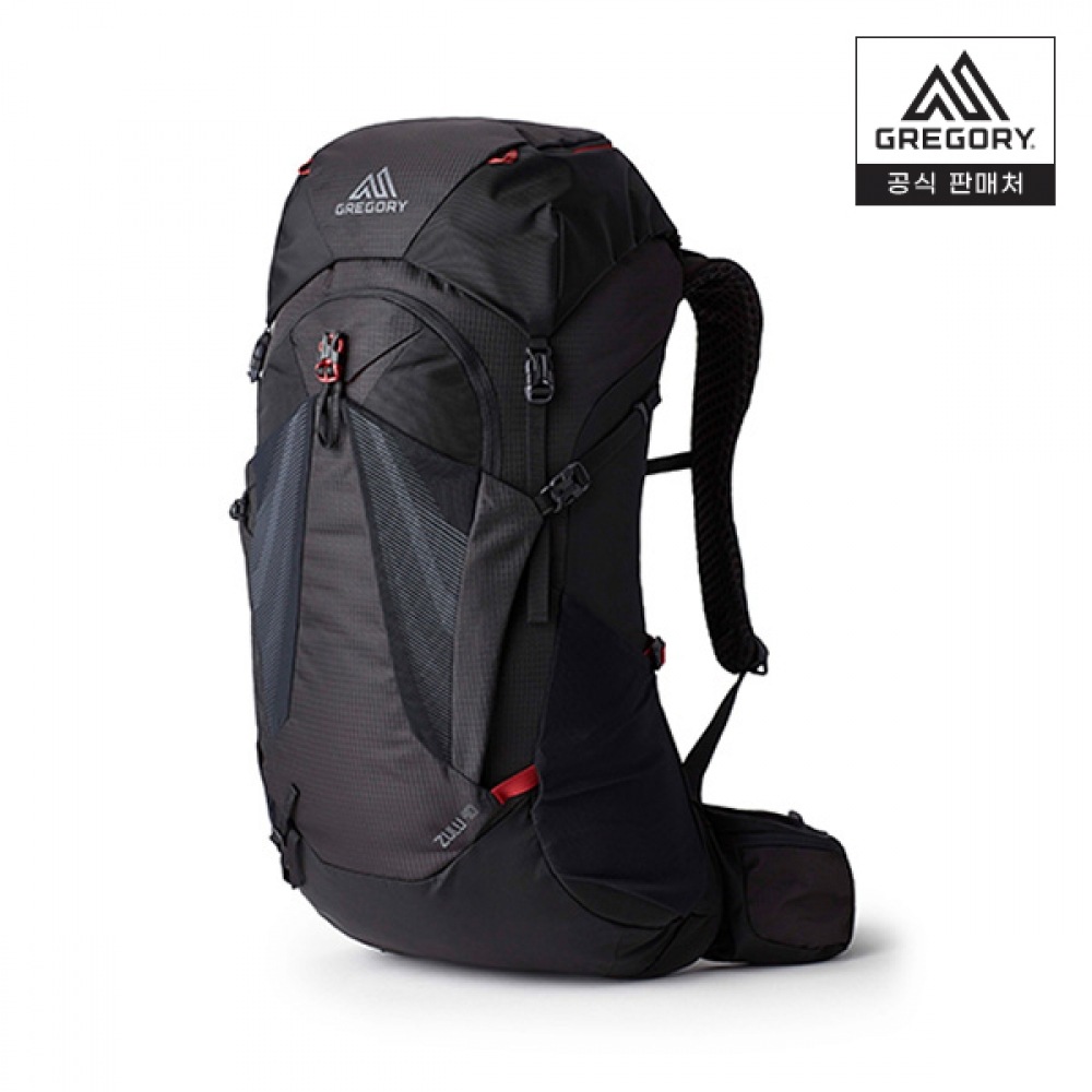 (グレゴリー) グレゴリーズールー 45 MD/LG-ボルカニックブラック_レインカバーギフト