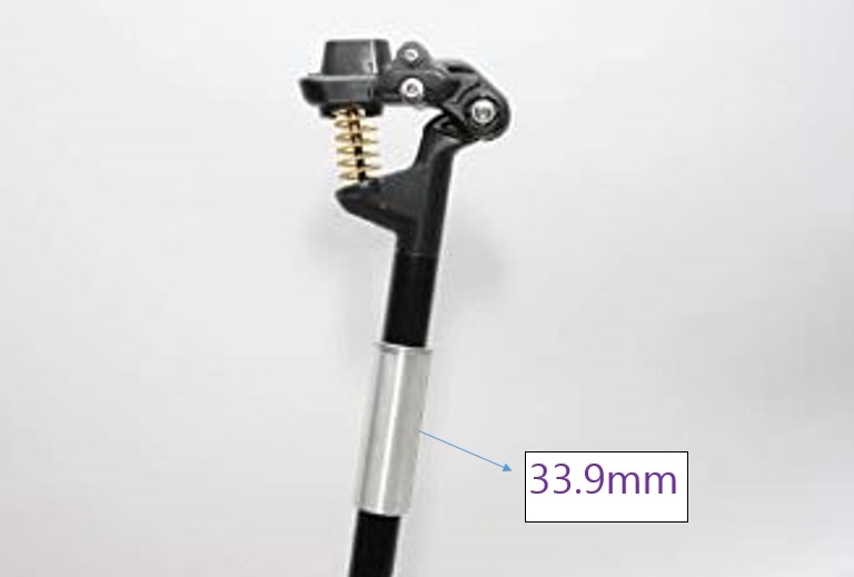 サスペンションシートポスト,Sangle-Fit 33.9mm