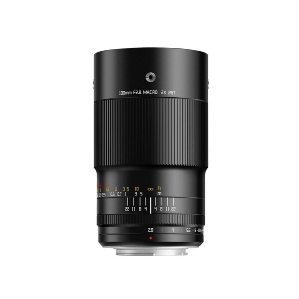 TTArtisan (銘匠光学) TT-100F28M-F ブラック 100mm f/2.8 MACRO 2X (ニコンFマウント) 中望遠マクロレンズ