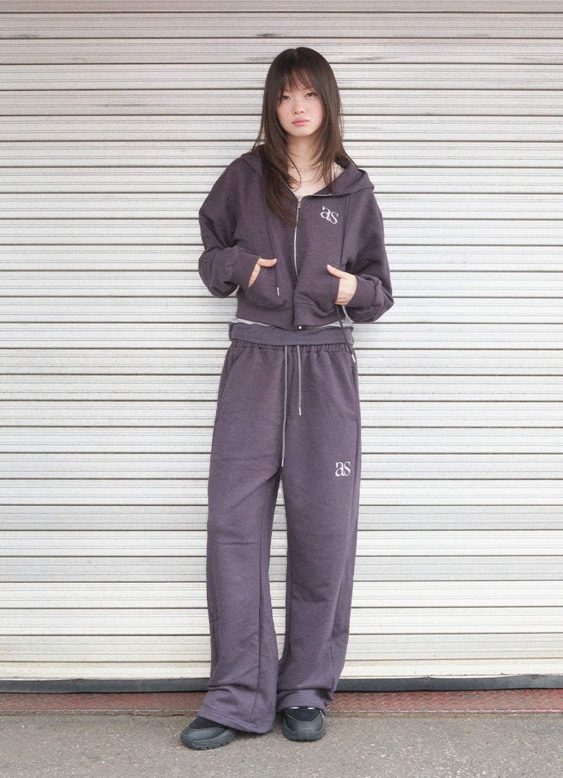 【AS"ON】 BASIC TRAINING PANTS / CHARCOAL 正規品