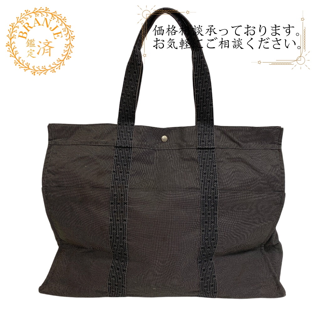 TGM 2way ショルダー エールライン キャンバス トートバッグ グレー ブランド