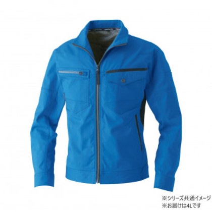 桑和 3042-00 長袖ブルゾン 4Lサイズ ブルー(8) SOWA