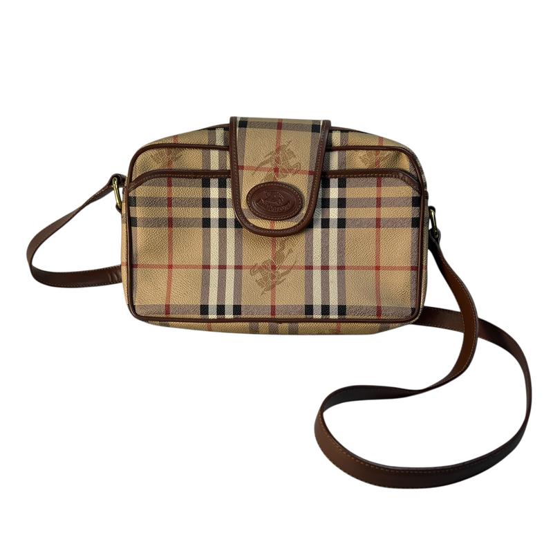 BURBERRYノバチェック ショルダーバッグ ベージュ A-10726