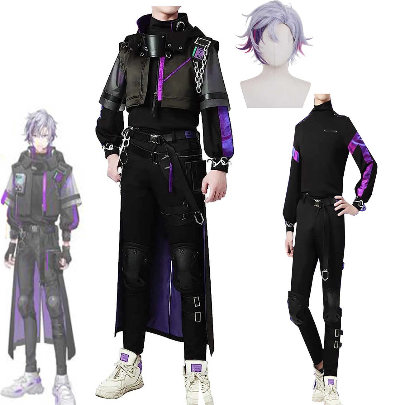 バーチャルYouTuber にじさんじ 不破湊 ふわみなと 新衣装 スーツ コスプレ衣装 風 ハロウィン クリスマス 学園祭 文化祭 仮装 コスチューム コス ステージ服 お祭り 変装 プレゼント