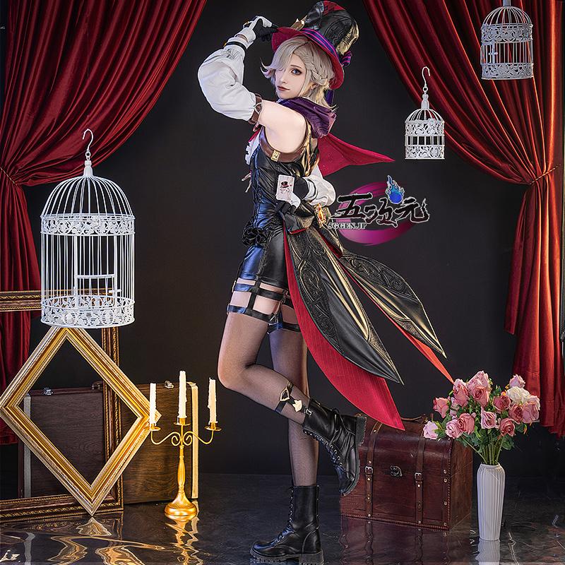 五次元　基萌　原神　コスプレ　リネ　双子　衣装　コスチューム　帽子なしVer　ウィッグ　靴　トランプ　追加可能