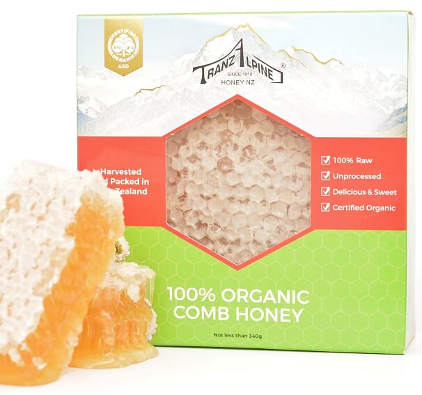 100%オーガニックコムハニー(comb honey) 5,546円