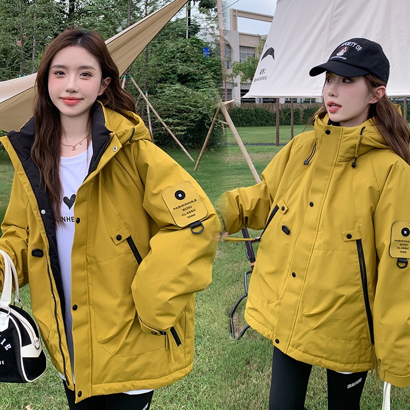 綿の衣類ジャケット突撃洗濯バサミアウトドア用のゆったりとしたカジュアルな作業服の綿の衣類をアマゾンから注文します 6,053円
